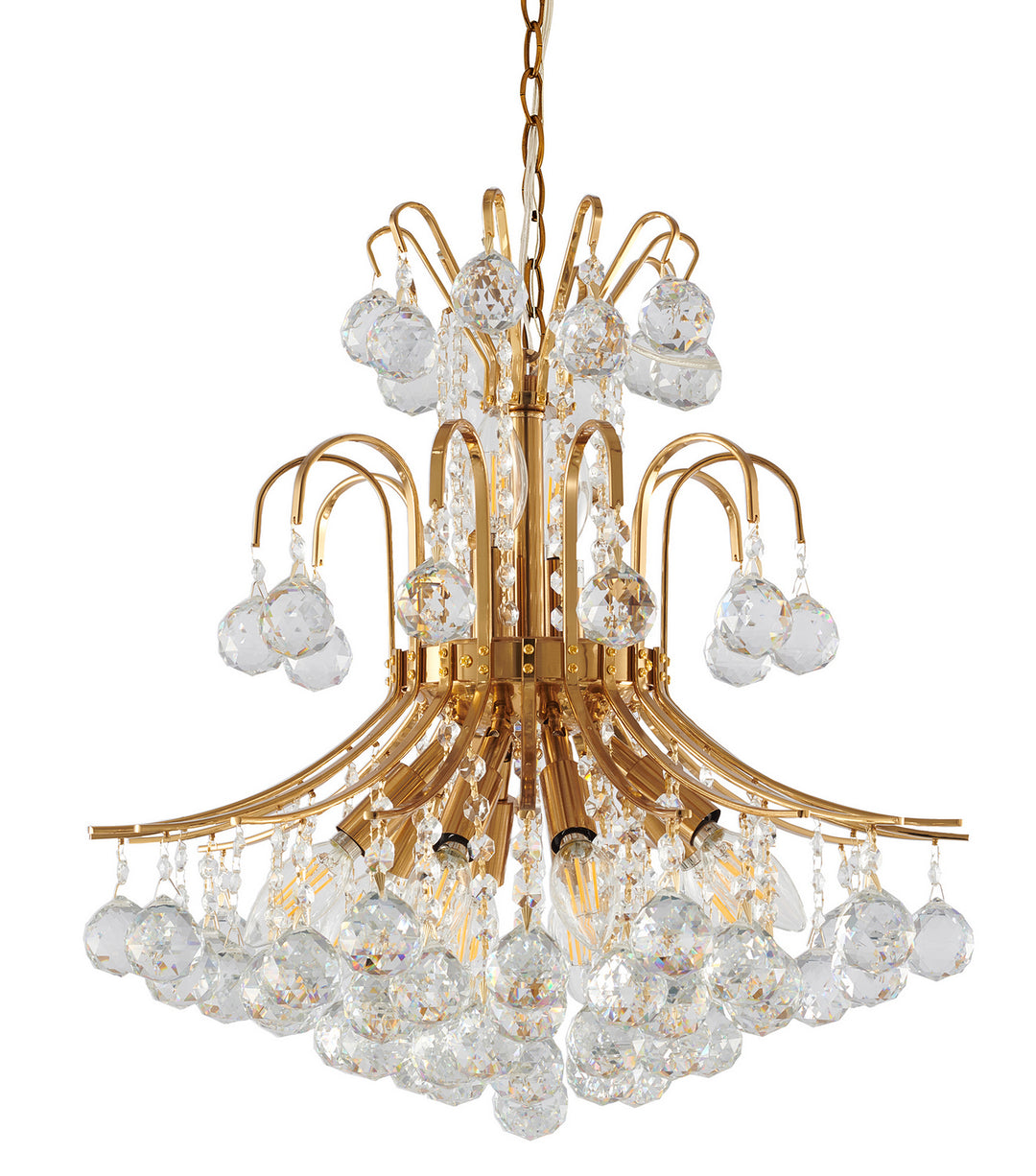 Bethel International BET03C19BR Chandelier Light - Stain Brass