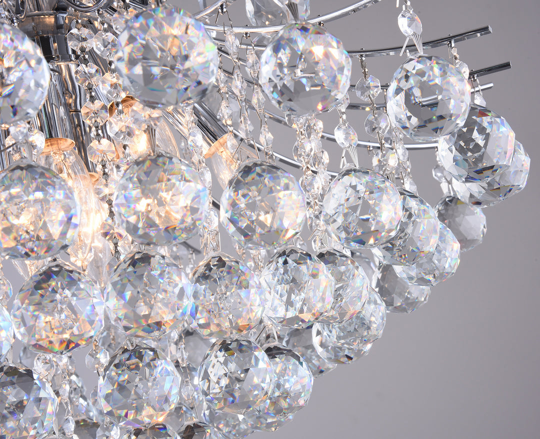 Bethel International BET03C19CH Chandelier Light - Chrome