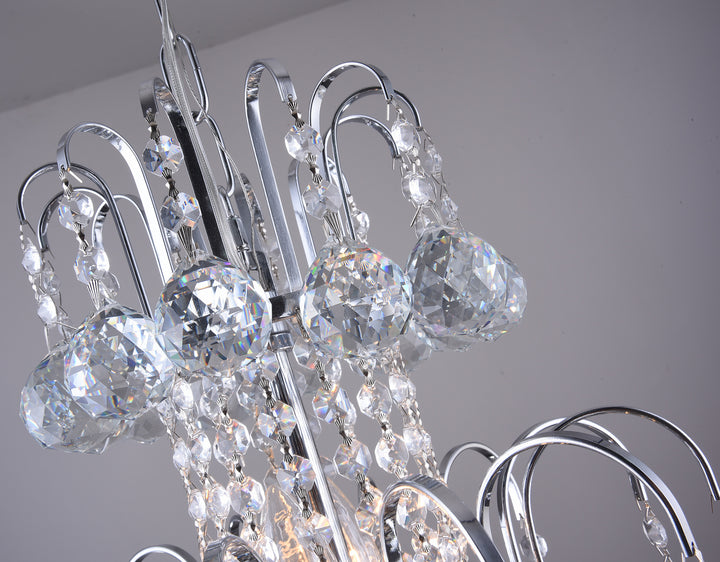 Bethel International BET03C19CH Chandelier Light - Chrome
