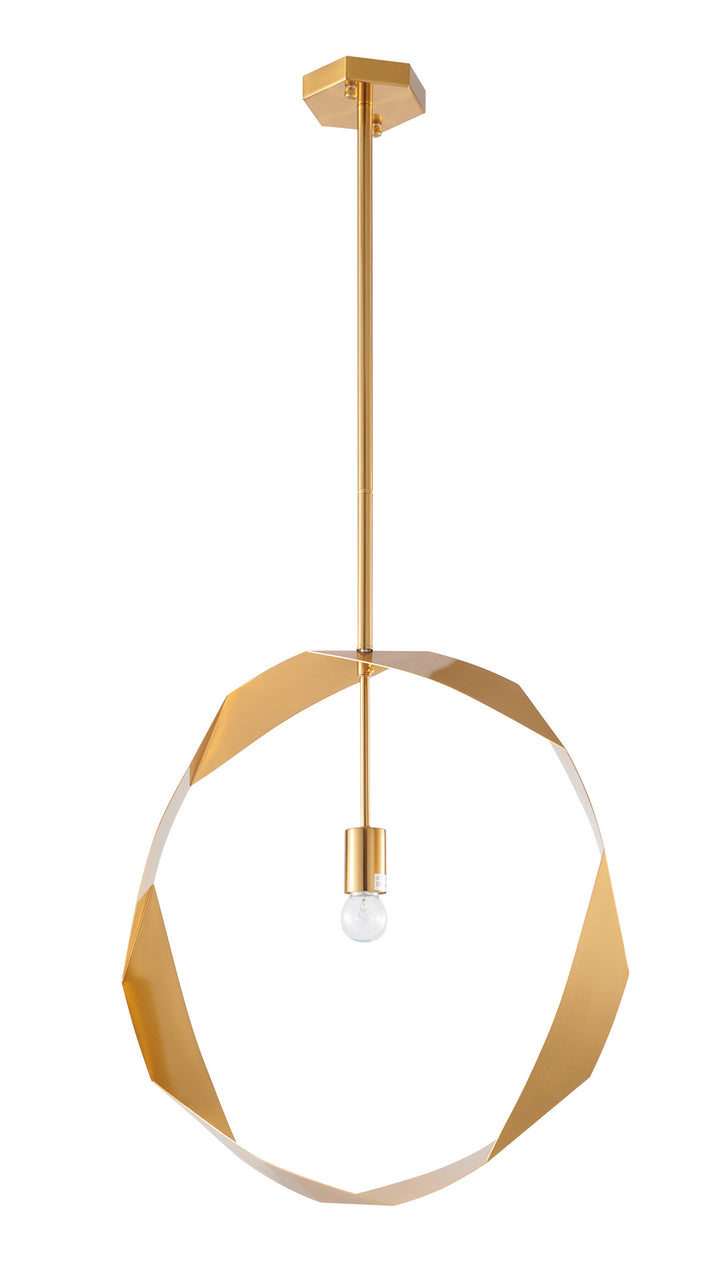 Bethel International LA40C20BR Pendant Light - Antique Brass