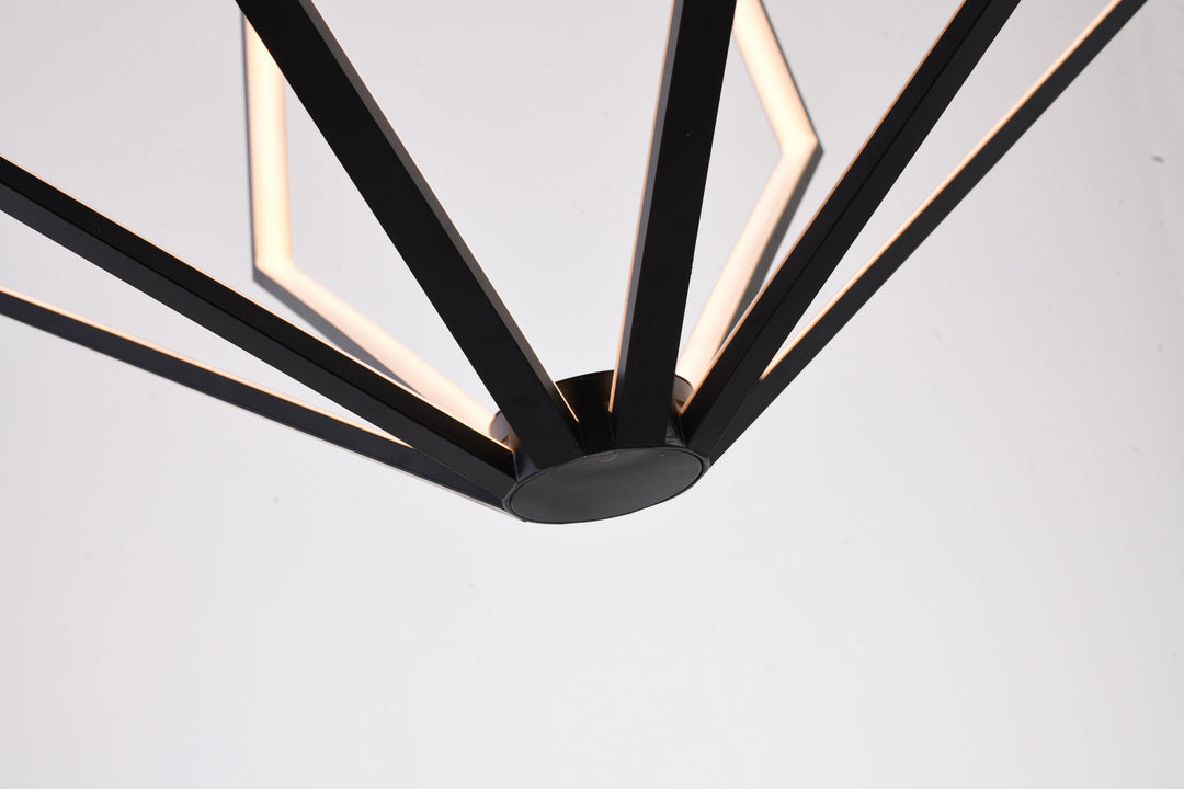 Bethel International WE02C25BK Pendant Light - Black