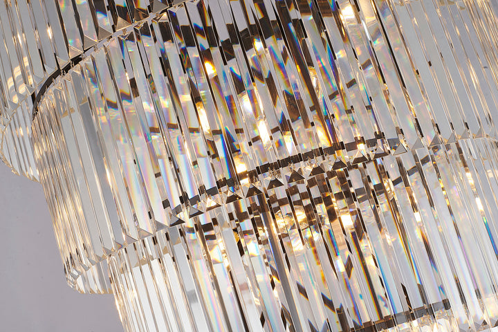 Bethel International RD14CUS-36 Chandelier Light - Black