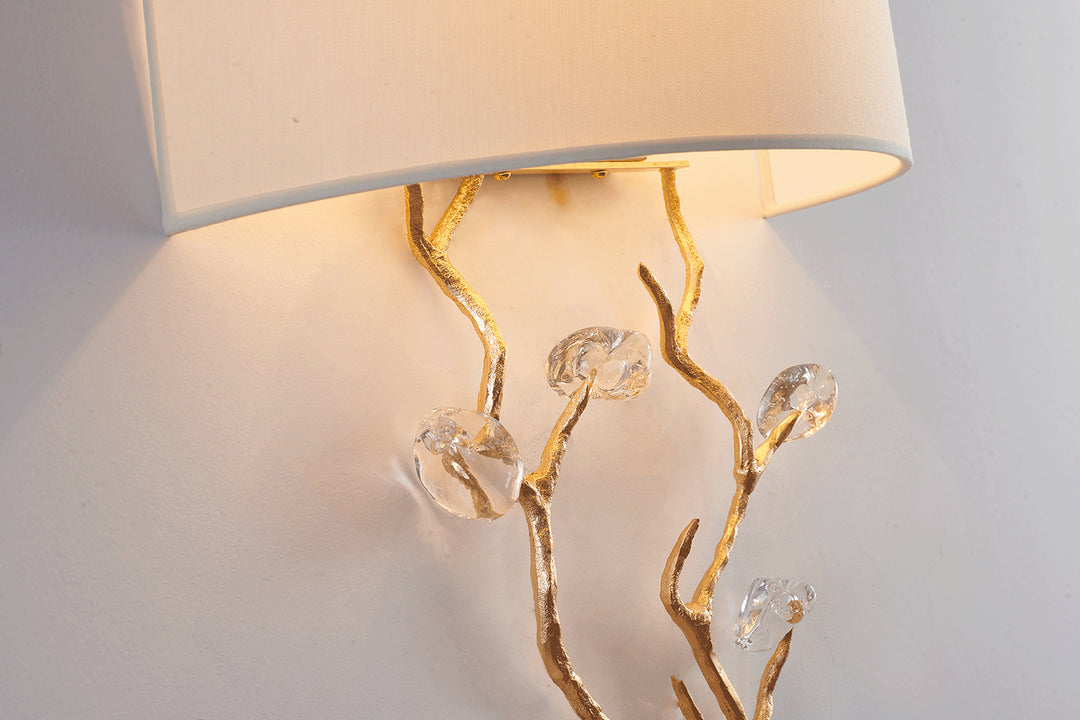 Bethel International LA37W14G Wall Sconce Light - Gold