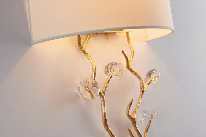 Bethel International LA37W14G Wall Sconce Light - Gold