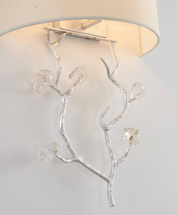 Bethel International LA37W14SL Wall Sconce Light - Silver