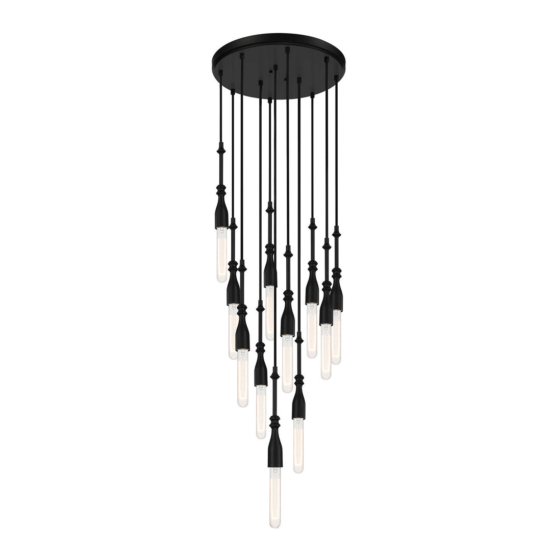 Designers Fountain Louise D231M-11CH-MB Pendant Light - Matte Black