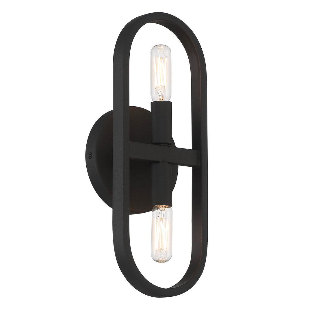 Designers Fountain Carousel D254C-2WS-BK Wall Light - Black