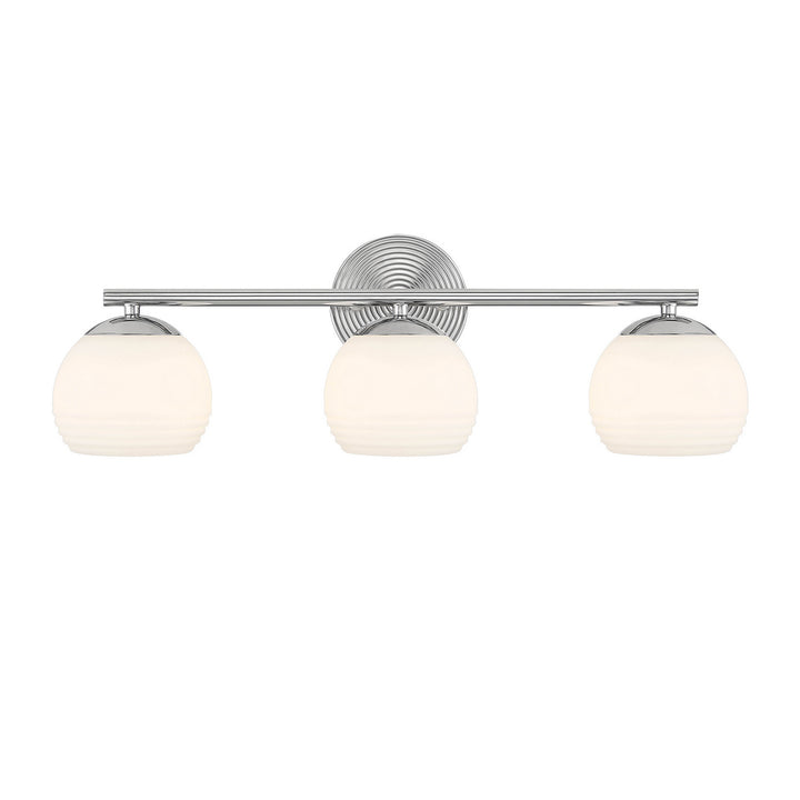 Designers Fountain Moon Breeze D251H-3B-PN Bath Vanity Light 25 in. wide - Polished Nickel