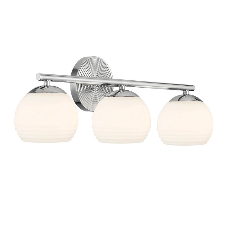 Designers Fountain Moon Breeze D251H-3B-PN Bath Vanity Light 25 in. wide - Polished Nickel