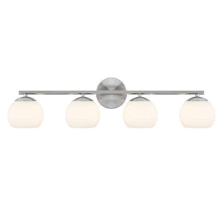 Designers Fountain Moon Breeze D251H-4B-PN Bath Vanity Light 33 in. wide - Polished Nickel