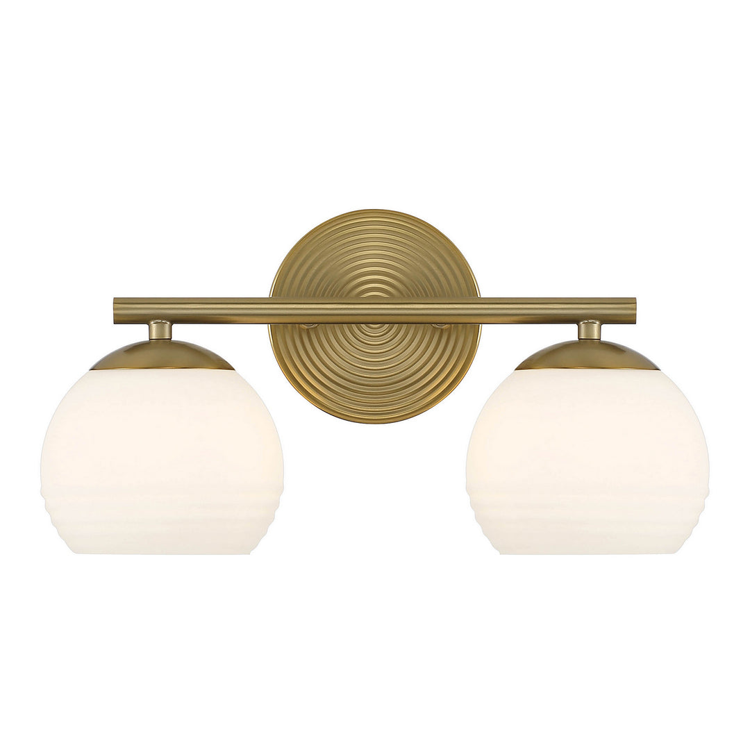 Designers Fountain Moon Breeze D251H-2B-BG Bath Vanity Light 16 in. wide - Brushed Gold