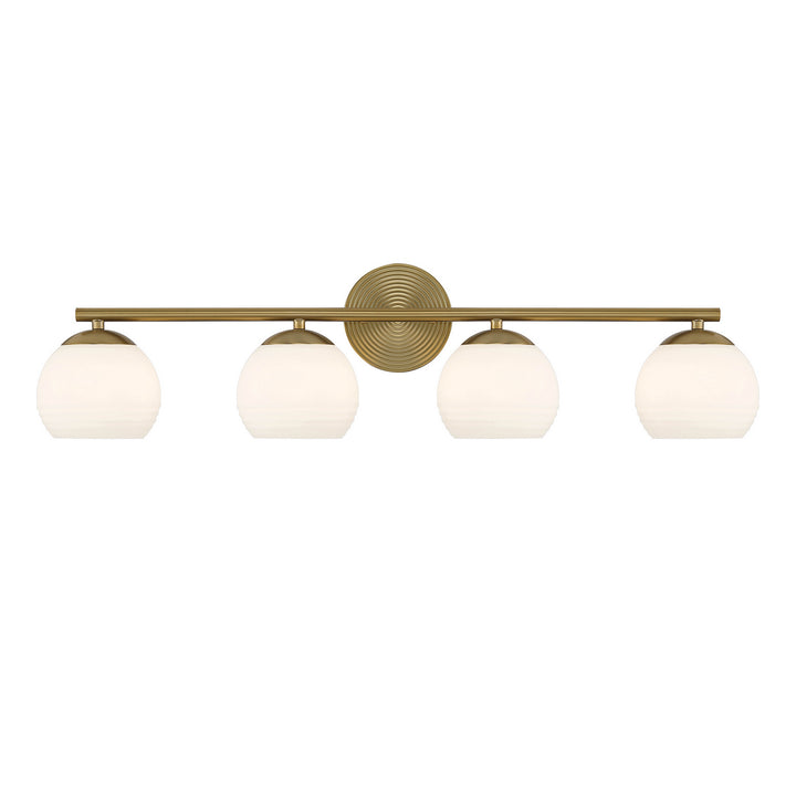 Designers Fountain Moon Breeze D251H-4B-BG Bath Vanity Light 33 in. wide - Brushed Gold