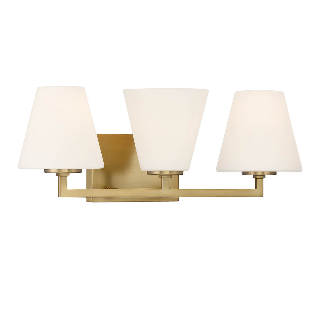 Designers Fountain Palmyra D255M-3B-BG Bath Vanity Light 24 in. wide - Brushed Gold