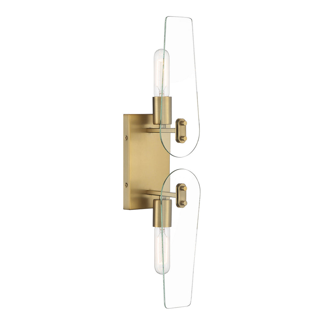 Designers Fountain Bergen Beach D256M-2WS-BG Wall Light - Brushed Gold