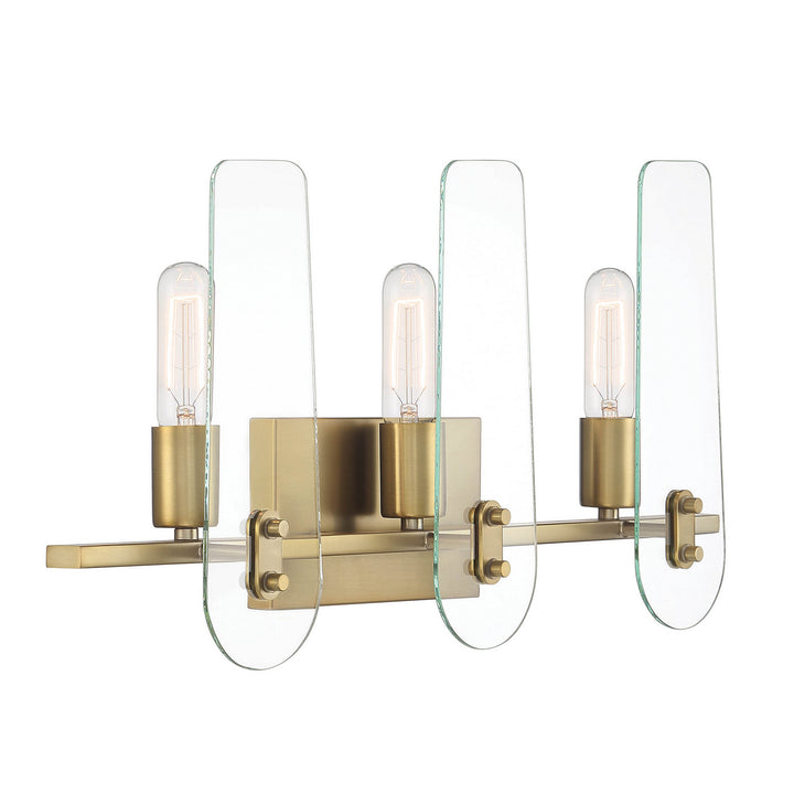 Designers Fountain Bergen Beach D256M-3B-BG Bath Vanity Light 24 in. wide - Brushed Gold