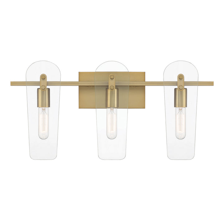 Designers Fountain Bergen Beach D256M-3B-BG Bath Vanity Light 24 in. wide - Brushed Gold