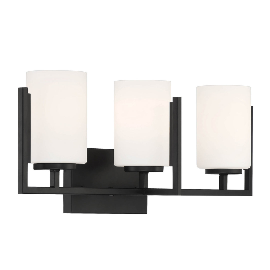 Designers Fountain Cambria D258M-3B-MB Bath Vanity Light 24 in. wide - Matte Black