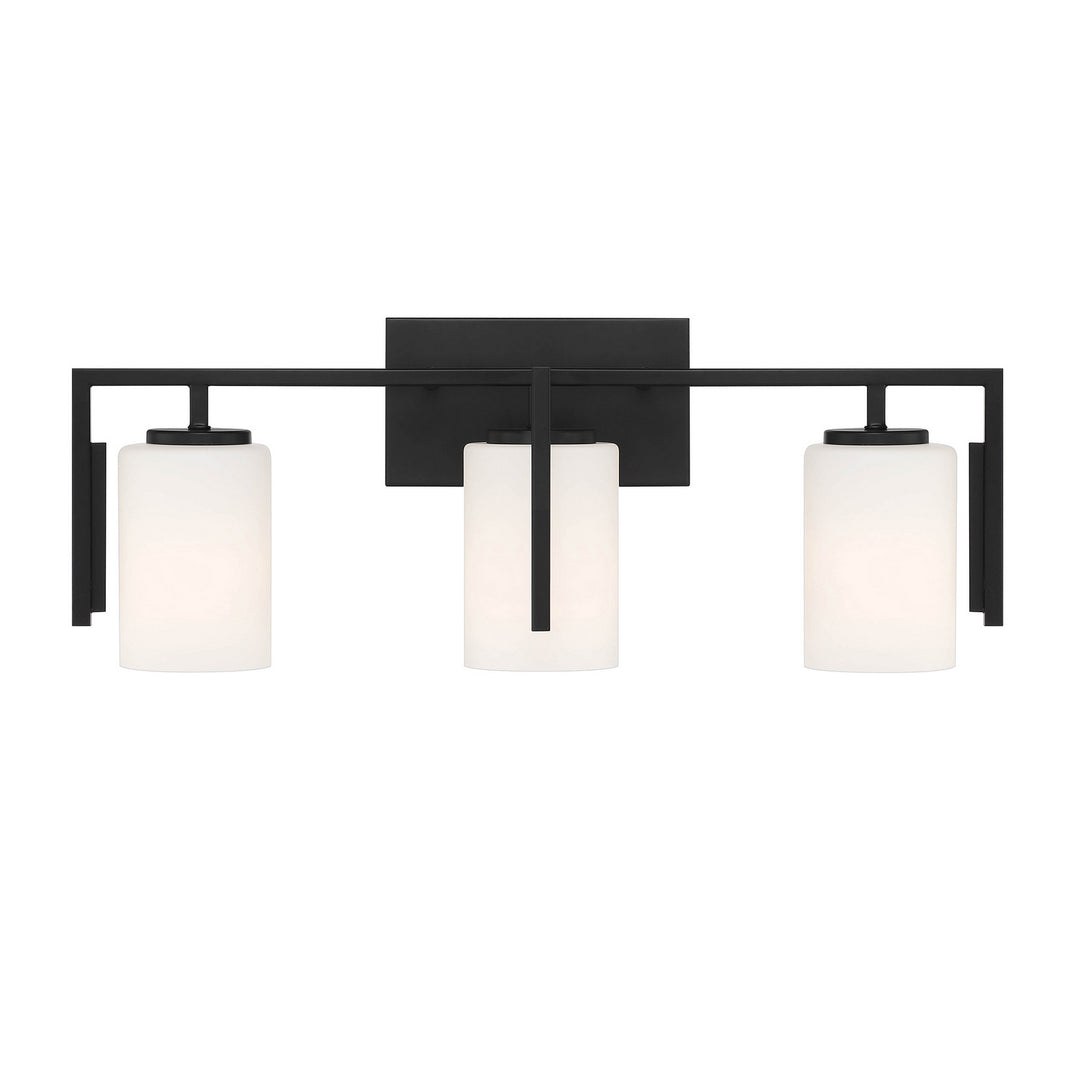 Designers Fountain Cambria D258M-3B-MB Bath Vanity Light 24 in. wide - Matte Black