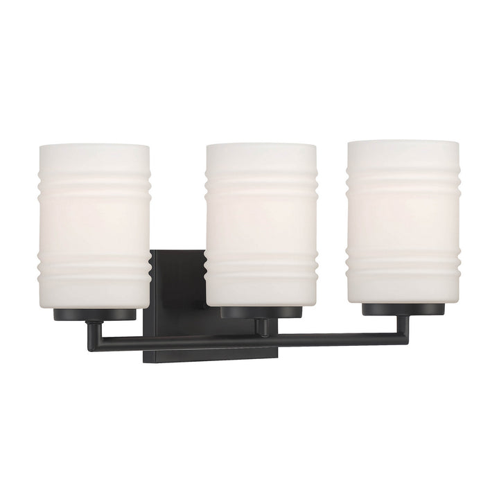 Designers Fountain Leavenworth D257M-3B-MB Bath Vanity Light 24 in. wide - Matte Black