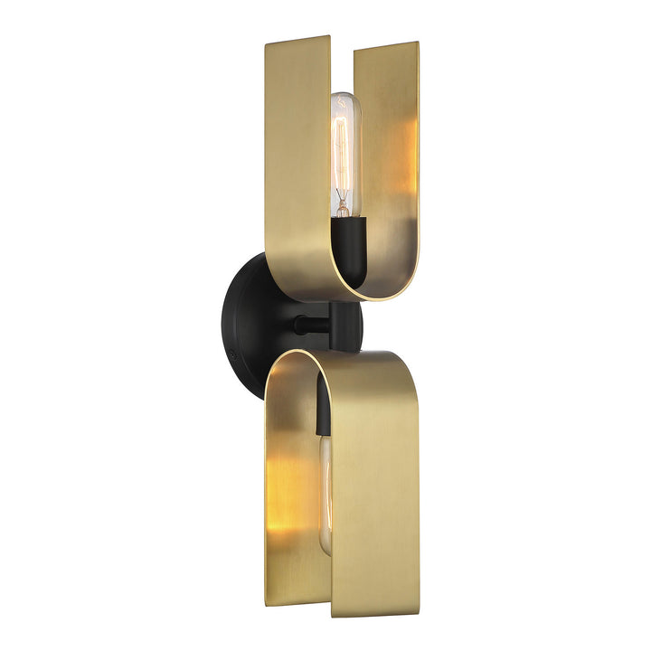 Designers Fountain U Turn D263M-2WS-MB Wall Light - Matte Black