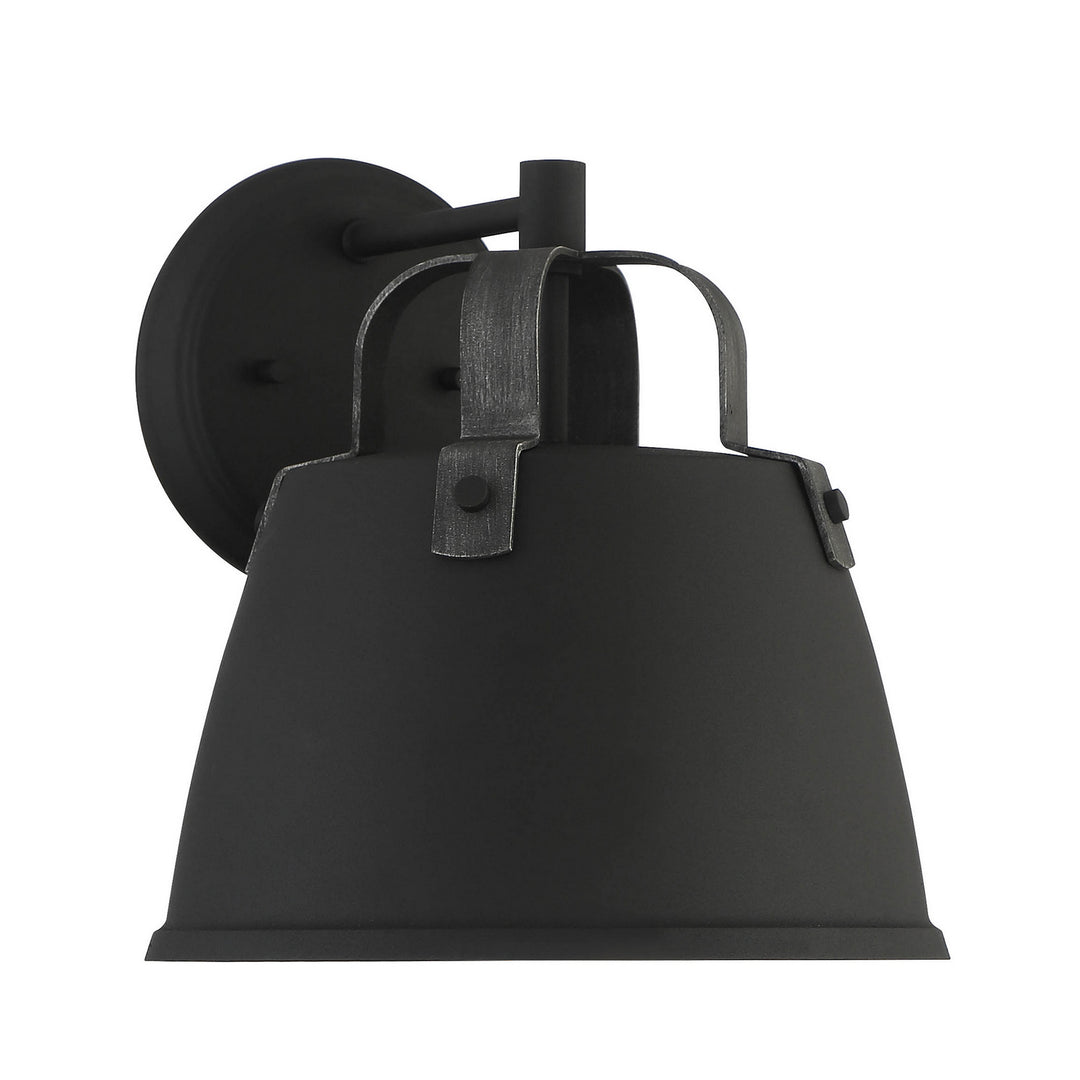 Designers Fountain D264M-10EW-BK Albany One Light Wall Lantern Outdoor Black