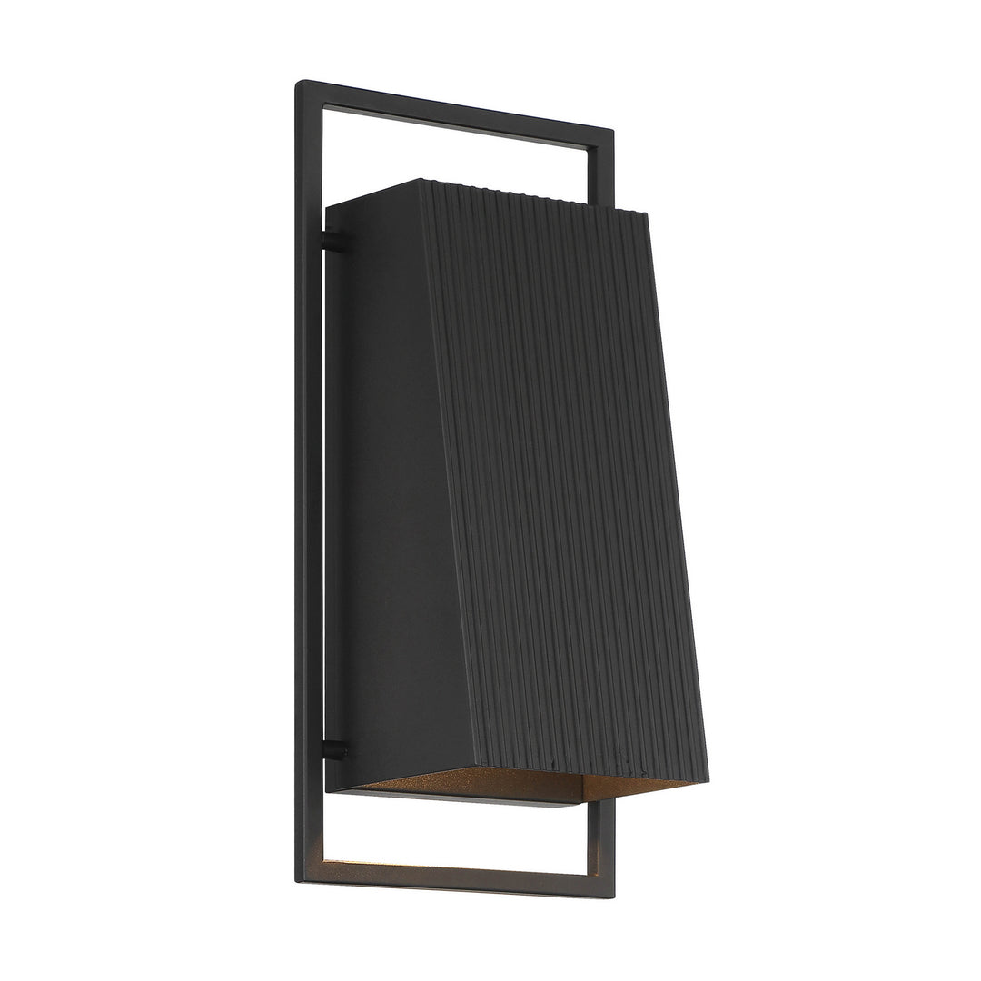 Designers Fountain D261M-8LEW-BK Pine Hills One Light Wall Lantern Outdoor Black