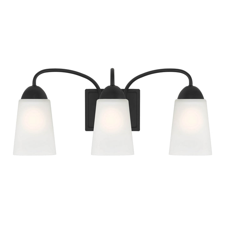 Designers Fountain Malone D267M-3B-MB Bath Vanity Light 21 in. wide - Matte Black