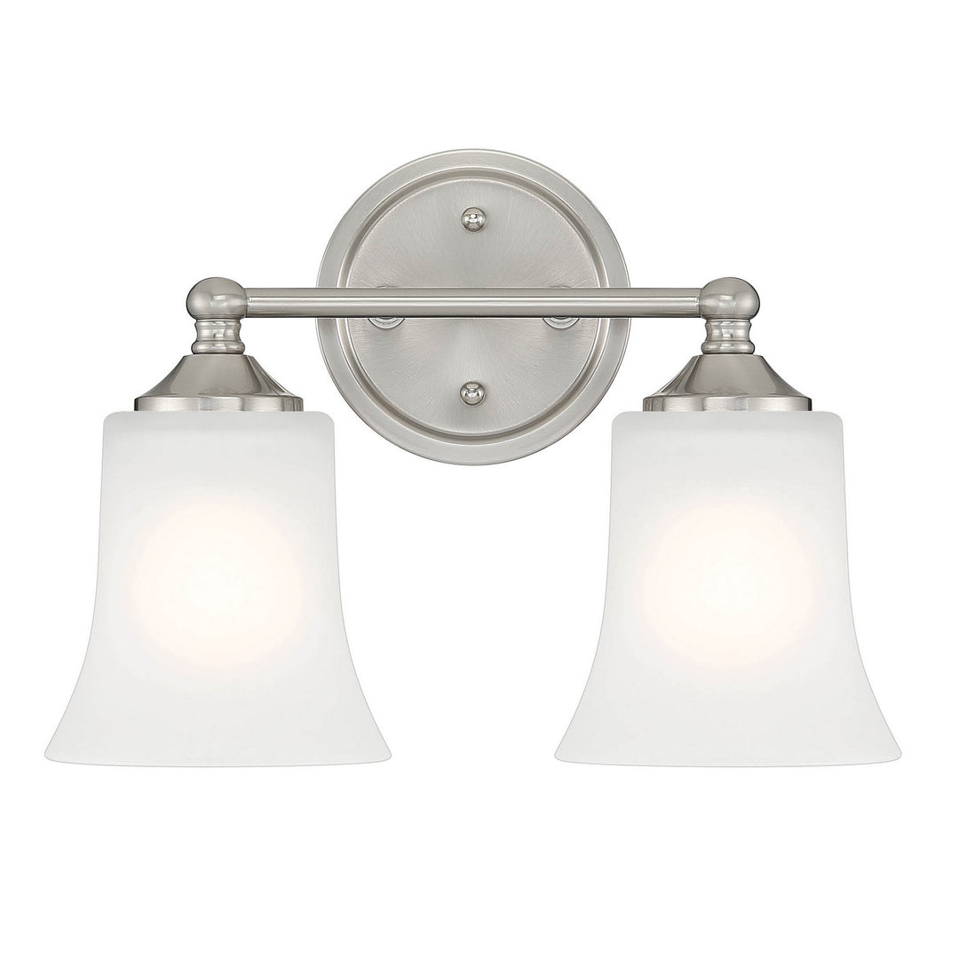 Designers Fountain Bronson D278M-2B-BN Bath Vanity Light 14 in. wide - Brushed Nickel