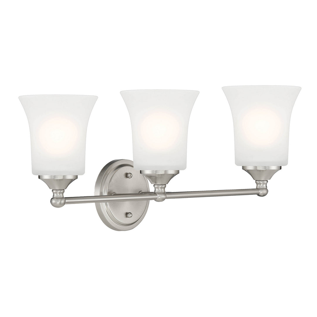 Designers Fountain Bronson D278M-3B-BN Bath Vanity Light 23 in. wide - Brushed Nickel