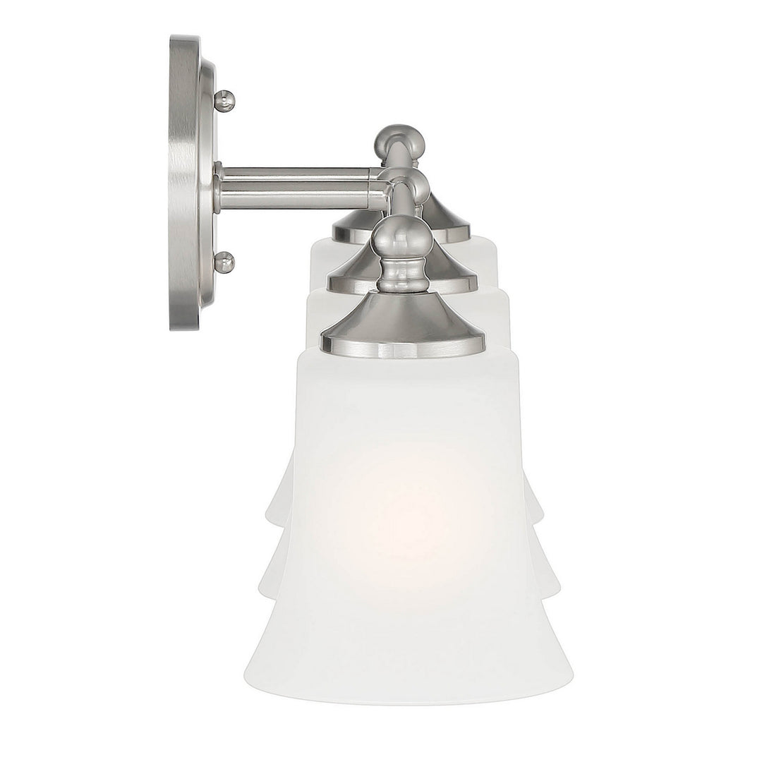 Designers Fountain Bronson D278M-3B-BN Bath Vanity Light 23 in. wide - Brushed Nickel