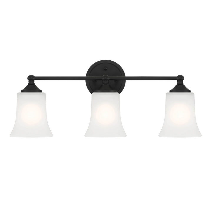 Designers Fountain Bronson D278M-3B-MB Bath Vanity Light 23 in. wide - Matte Black