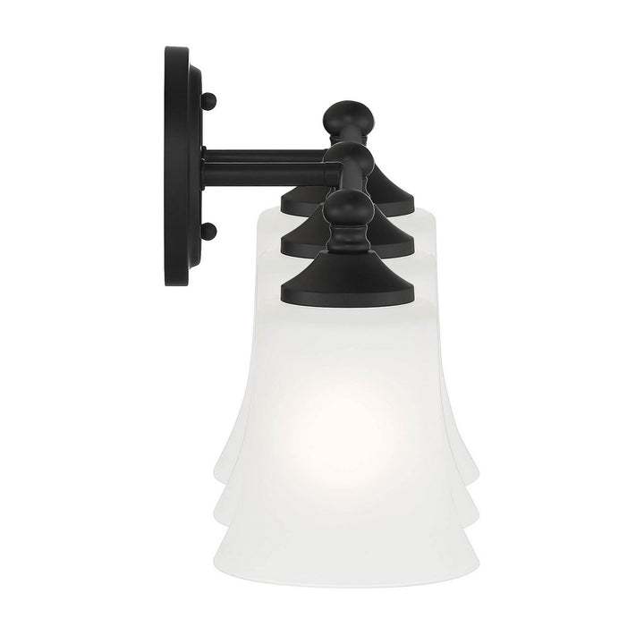 Designers Fountain Bronson D278M-3B-MB Bath Vanity Light 23 in. wide - Matte Black