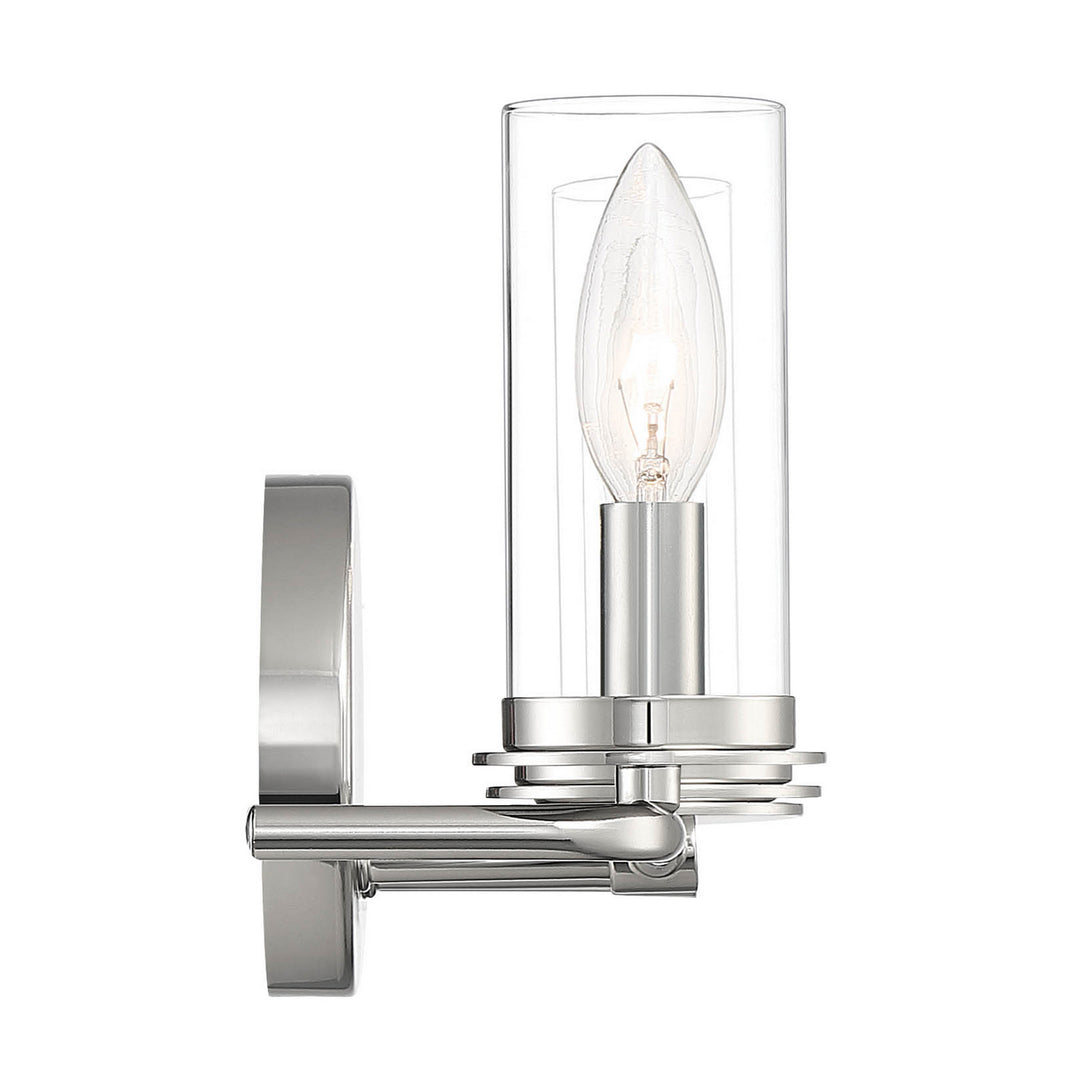 Designers Fountain Hudson Heights D268C-3B-PN Bath Vanity Light 18 in. wide - Polished Nickel