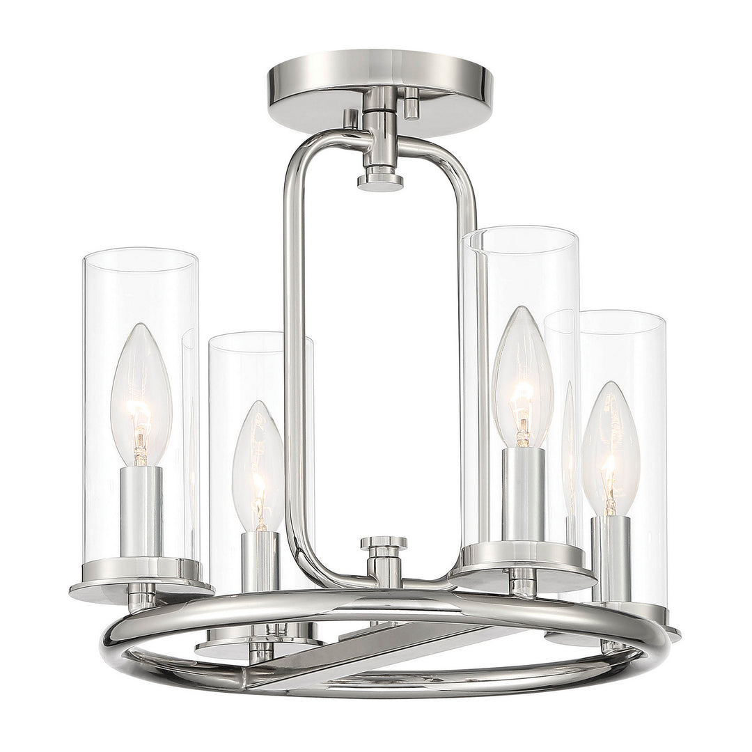 Designers Fountain Hudson Heights D268C-14P-PN Chandelier Light - Polished Nickel