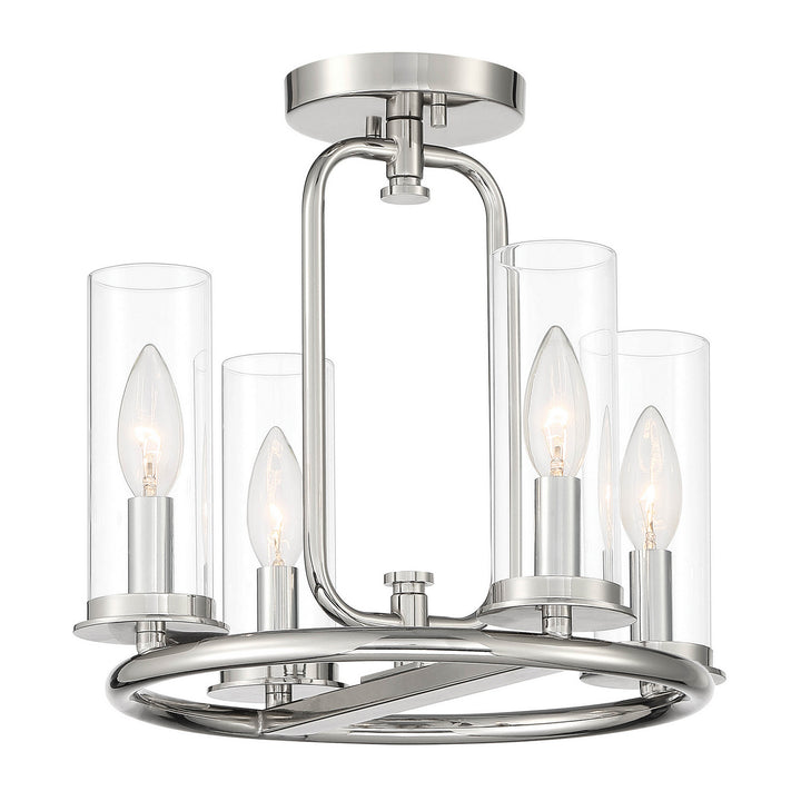 Designers Fountain Hudson Heights D268C-14P-PN Chandelier Light - Polished Nickel