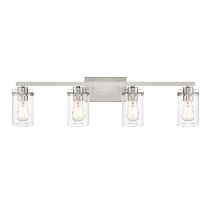 Designers Fountain Jedrek 93304-BN Bath Vanity Light 34 in. wide - Brushed Nickel