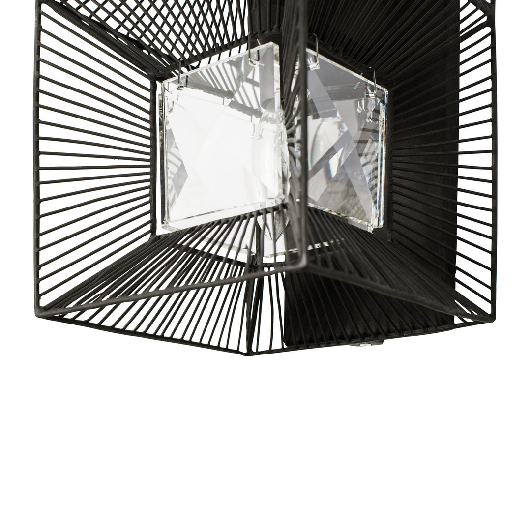 Varaluz Arcade 366W02CB Wall Sconce Light - Carbon