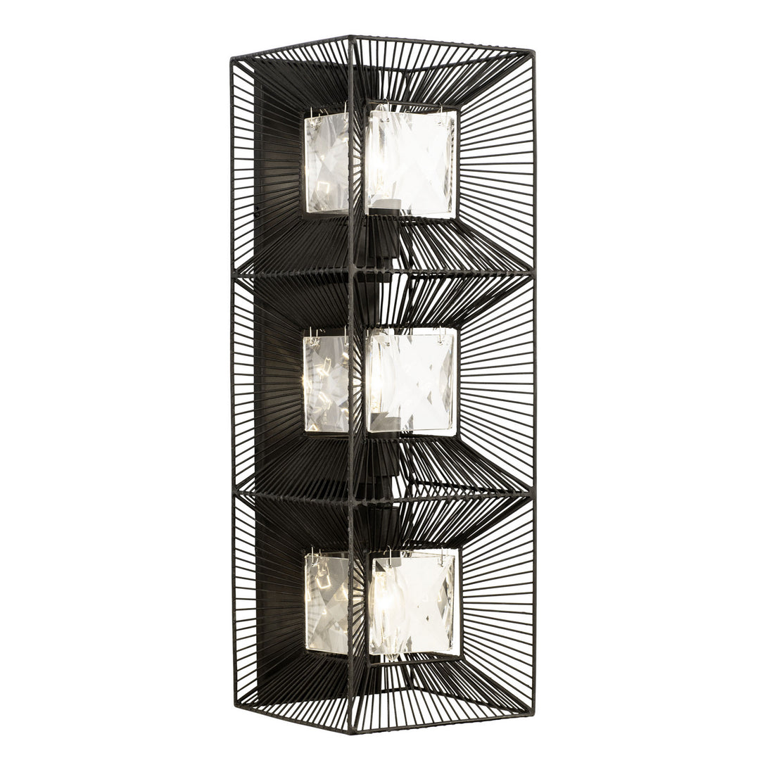 Varaluz Arcade 366W03CB Wall Sconce Light - Carbon