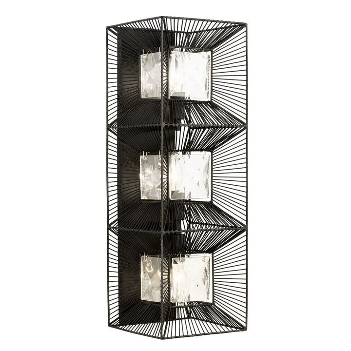 Varaluz Arcade 366W03CB Wall Sconce Light - Carbon