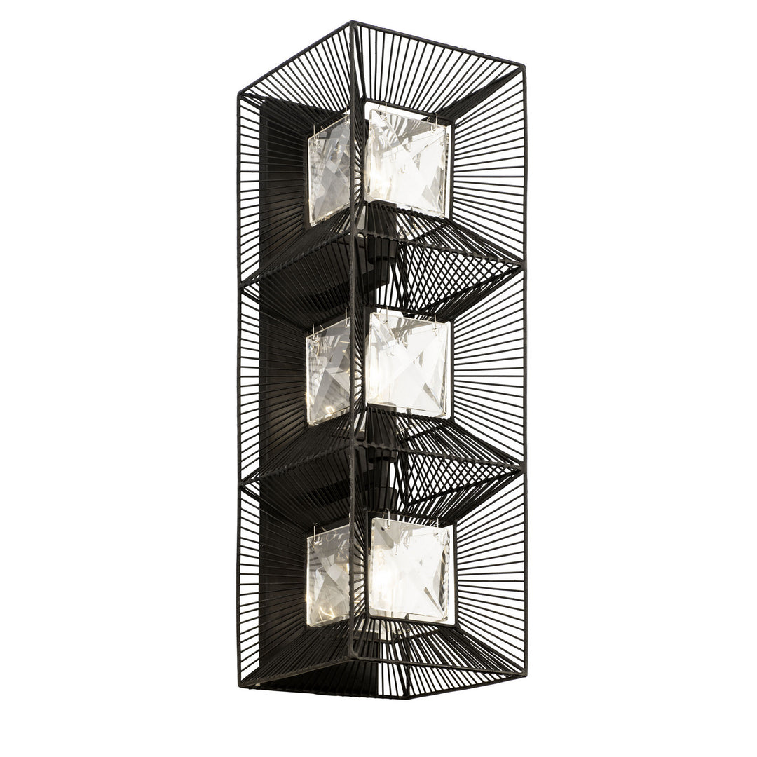 Varaluz Arcade 366W03CB Wall Sconce Light - Carbon