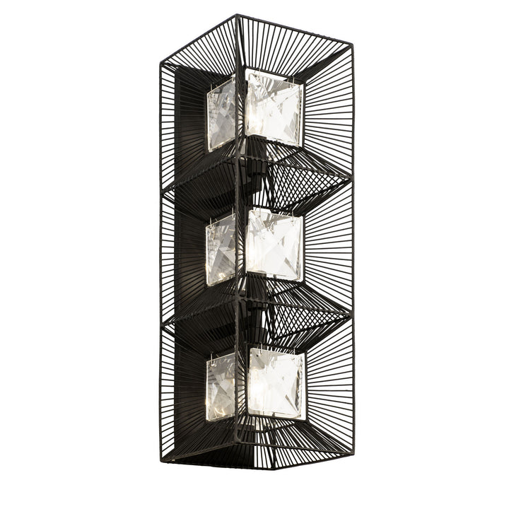 Varaluz Arcade 366W03CB Wall Sconce Light - Carbon