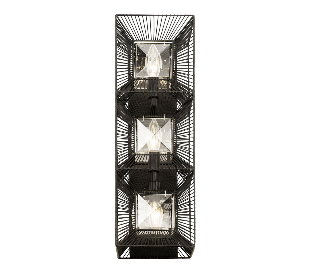 Varaluz Arcade 366W03CB Wall Sconce Light - Carbon