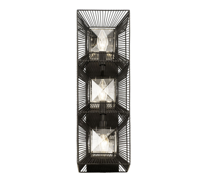 Varaluz Arcade 366W03CB Wall Sconce Light - Carbon