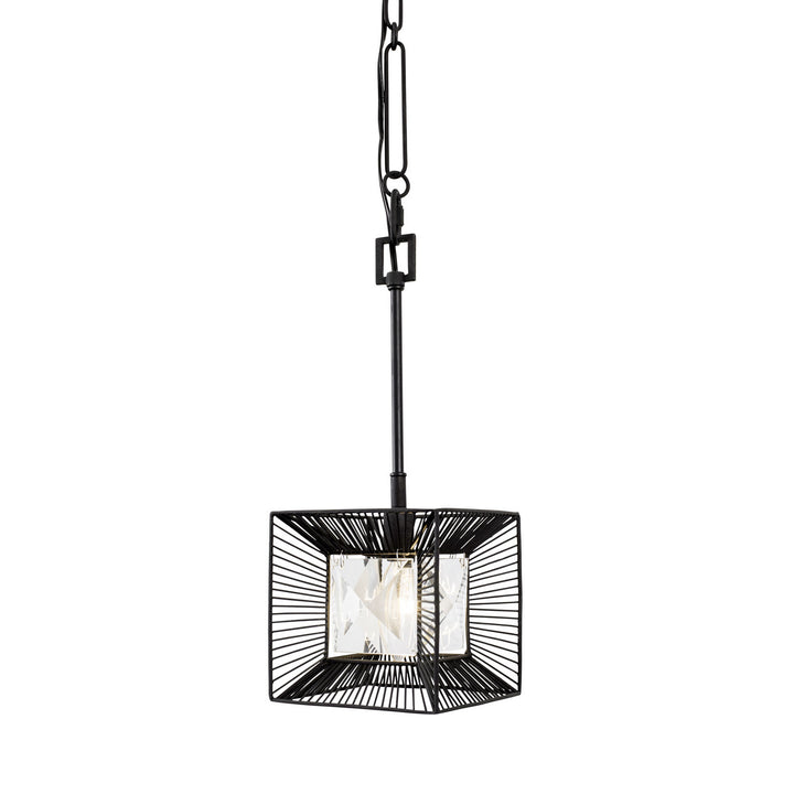 Varaluz Arcade 366M01CB Pendant Light - Carbon