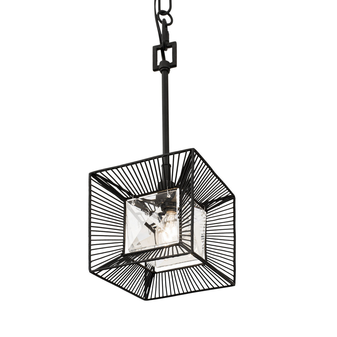 Varaluz Arcade 366M01CB Pendant Light - Carbon
