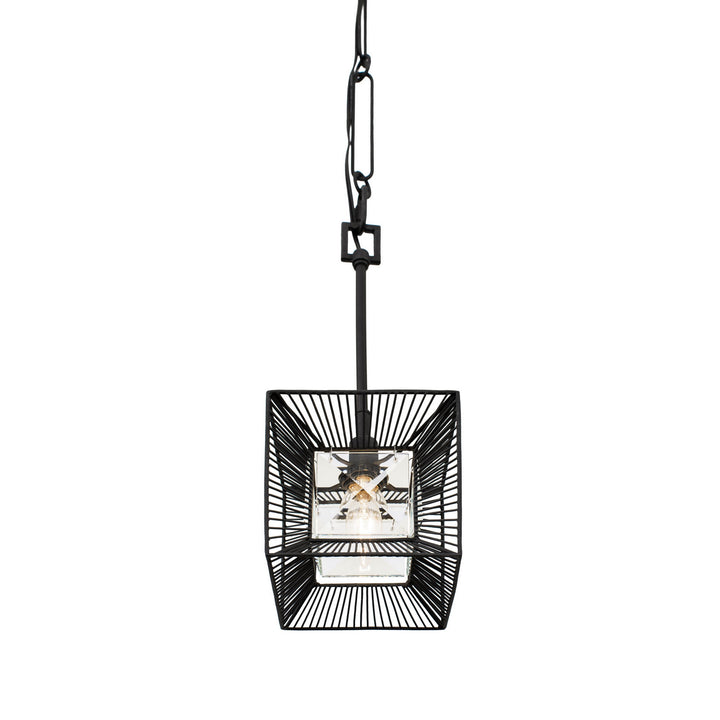 Varaluz Arcade 366M01CB Pendant Light - Carbon