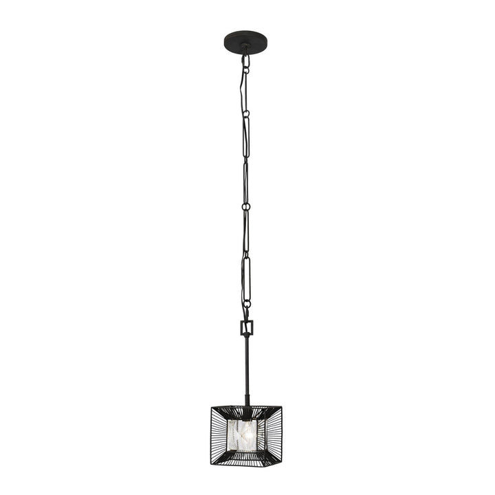 Varaluz Arcade 366M01CB Pendant Light - Carbon