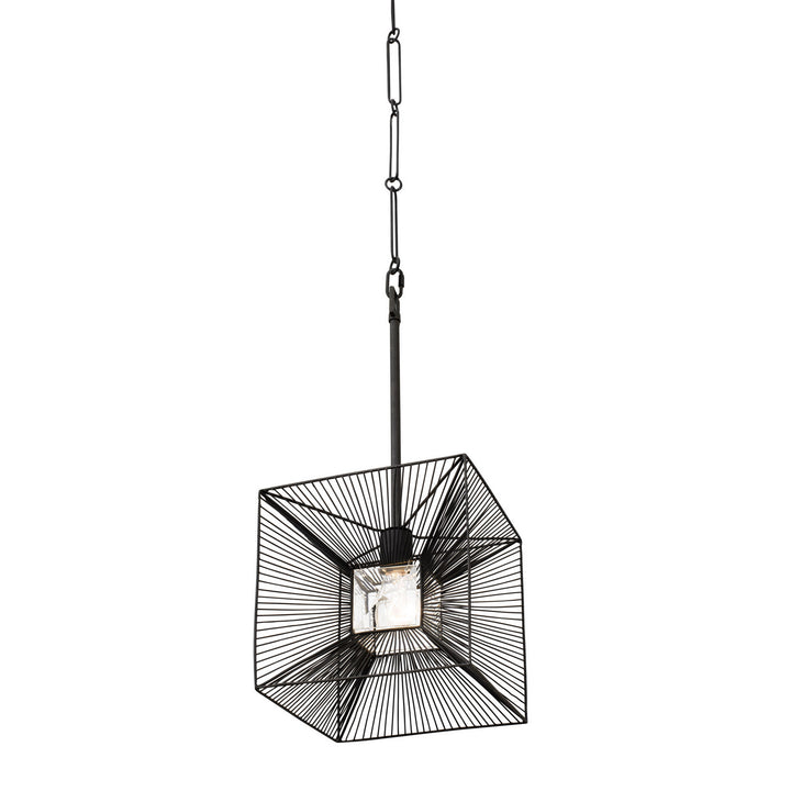 Varaluz Arcade 366P01CB Pendant Light - Carbon