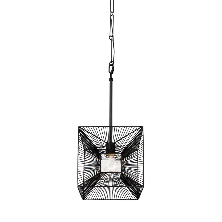 Varaluz Arcade 366P01CB Pendant Light - Carbon