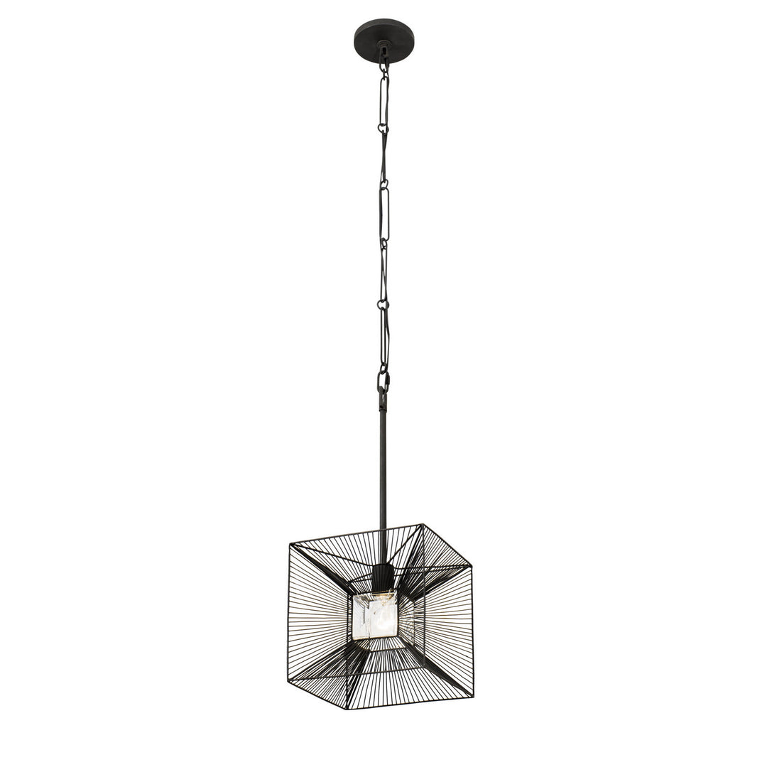Varaluz Arcade 366P01CB Pendant Light - Carbon